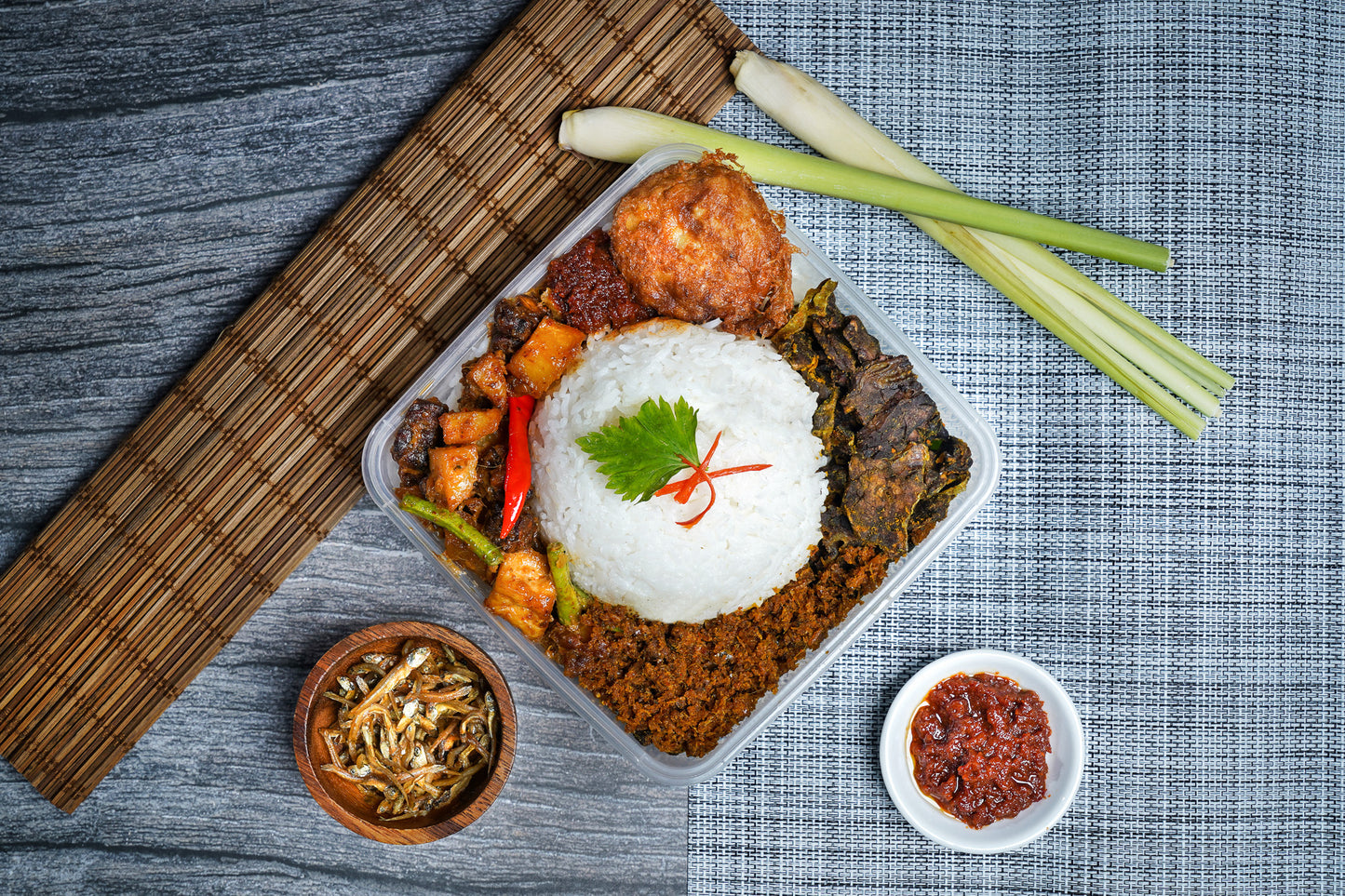 Nasi Sambal Goreng (Daging / Ayam / Paru / Sotong)