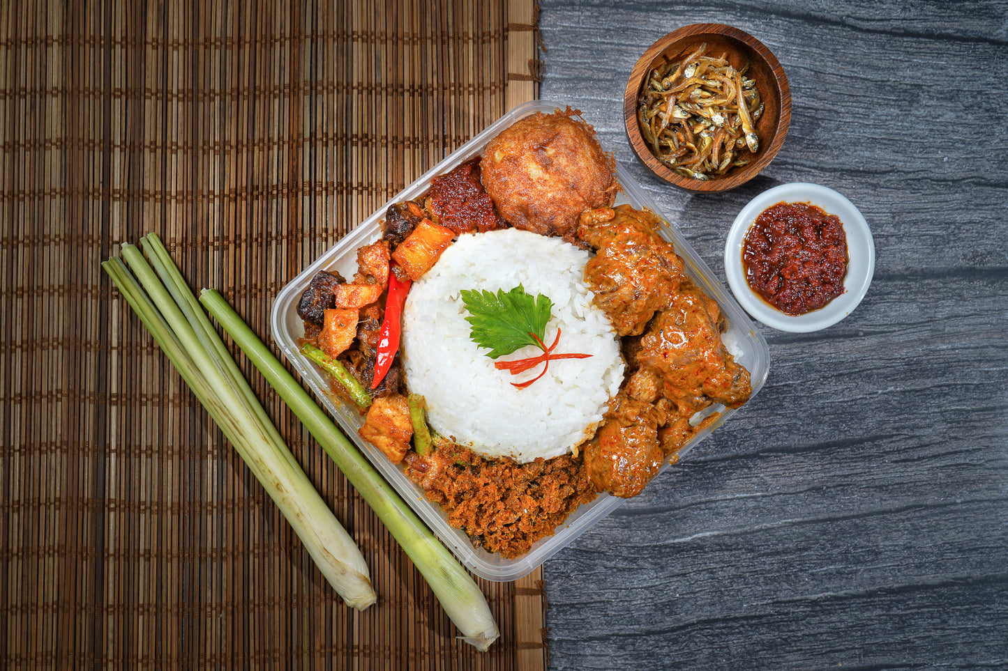 Nasi Sambal Goreng (Daging / Ayam / Paru / Sotong)