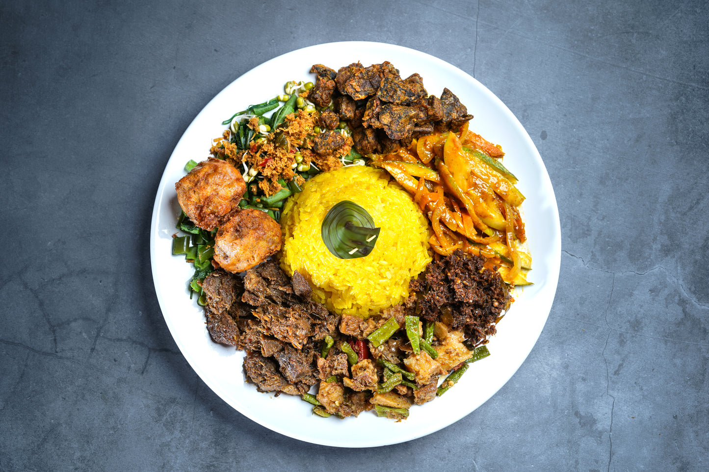 Nasi Kuning Platter for 5 Pax