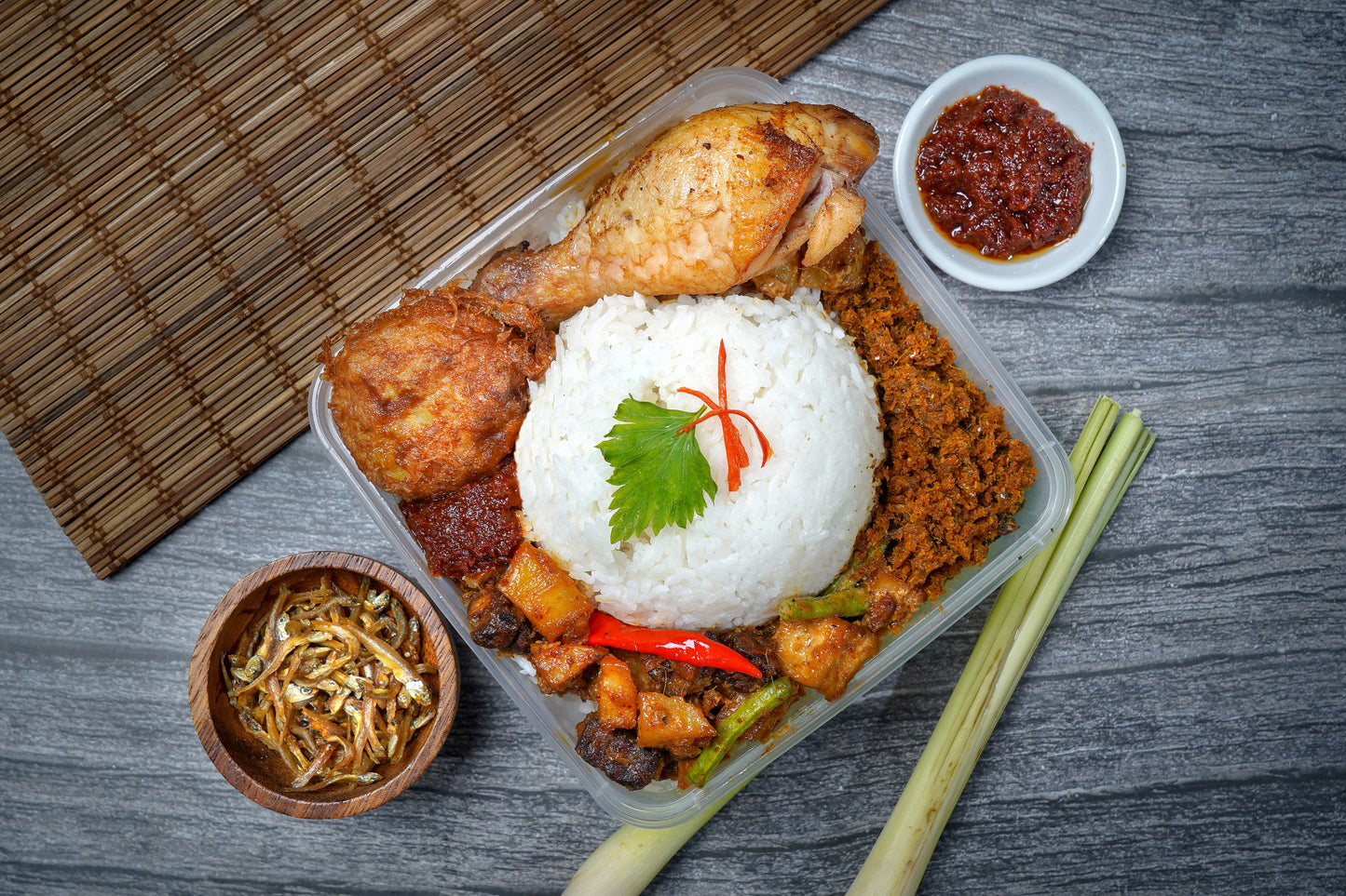 Nasi Sambal Goreng (Daging / Ayam / Paru / Sotong)